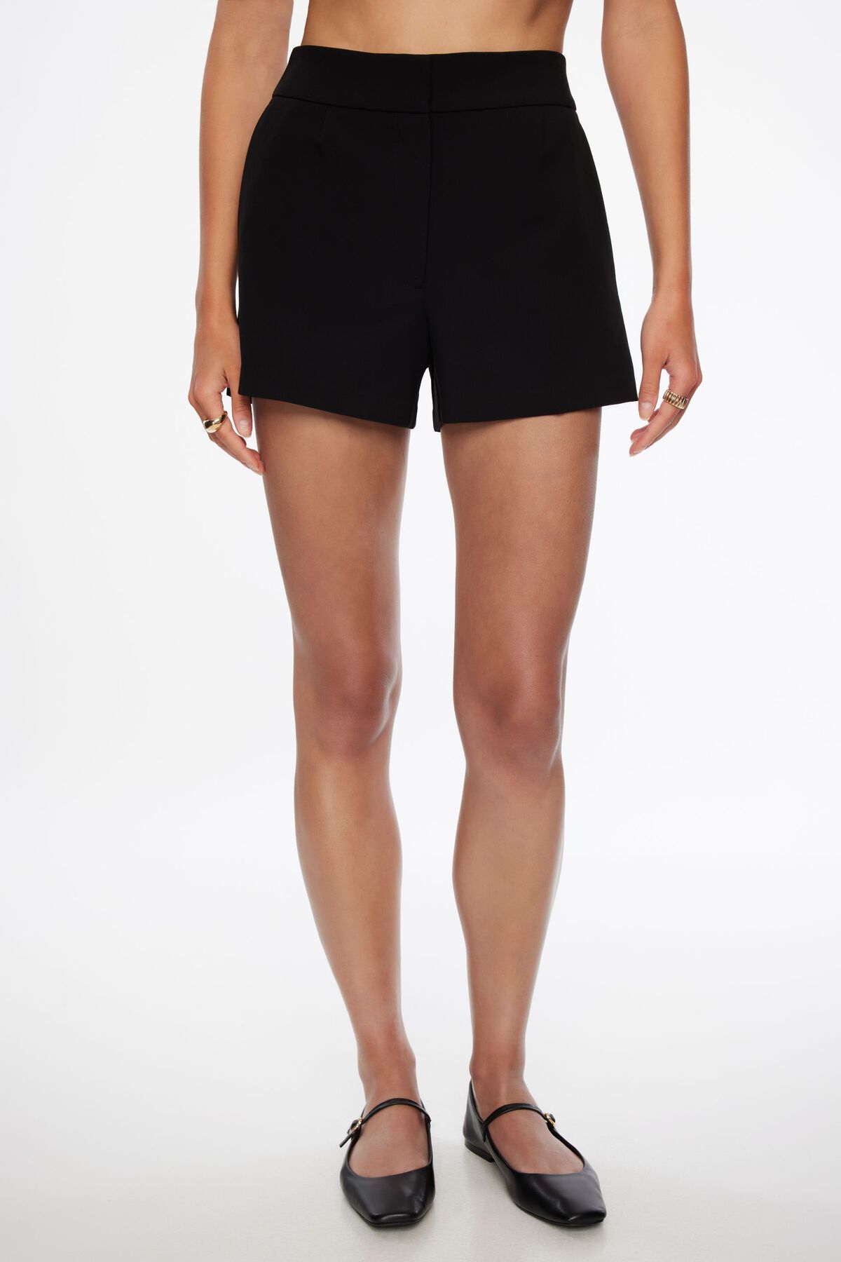 Tall Woven Tailored Pleated Shorts