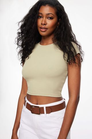 Womens Cropped Tee