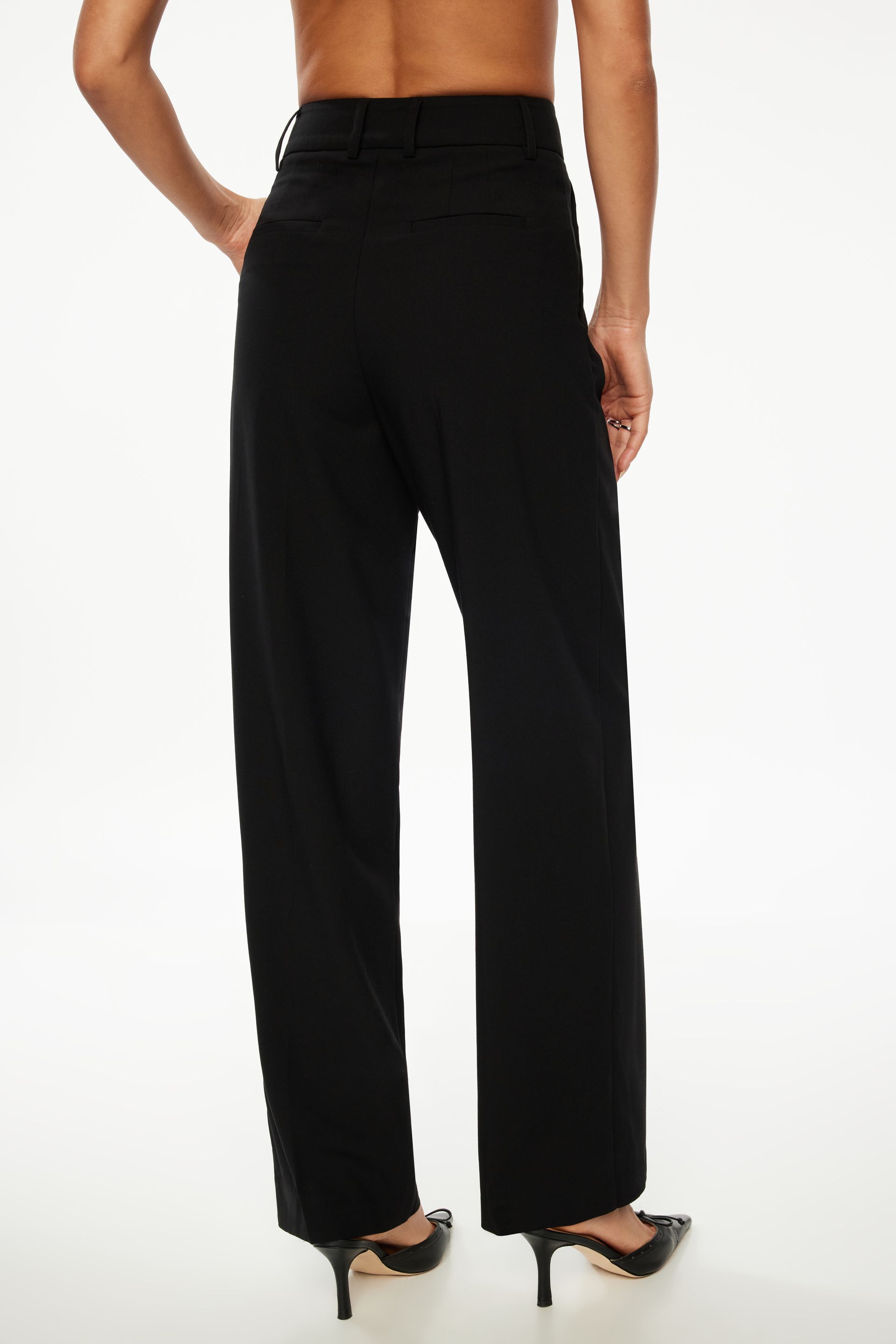 Sofia Pleated Straight Leg Pants