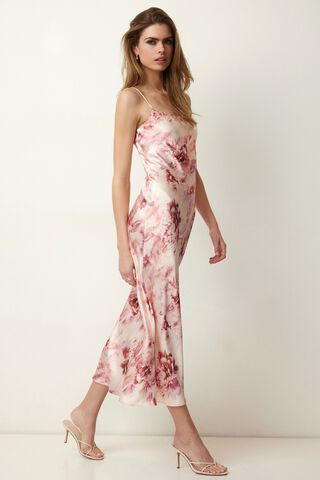 Brandy Melville Colleen midi floral slip dress Multi - $28 - From Bri