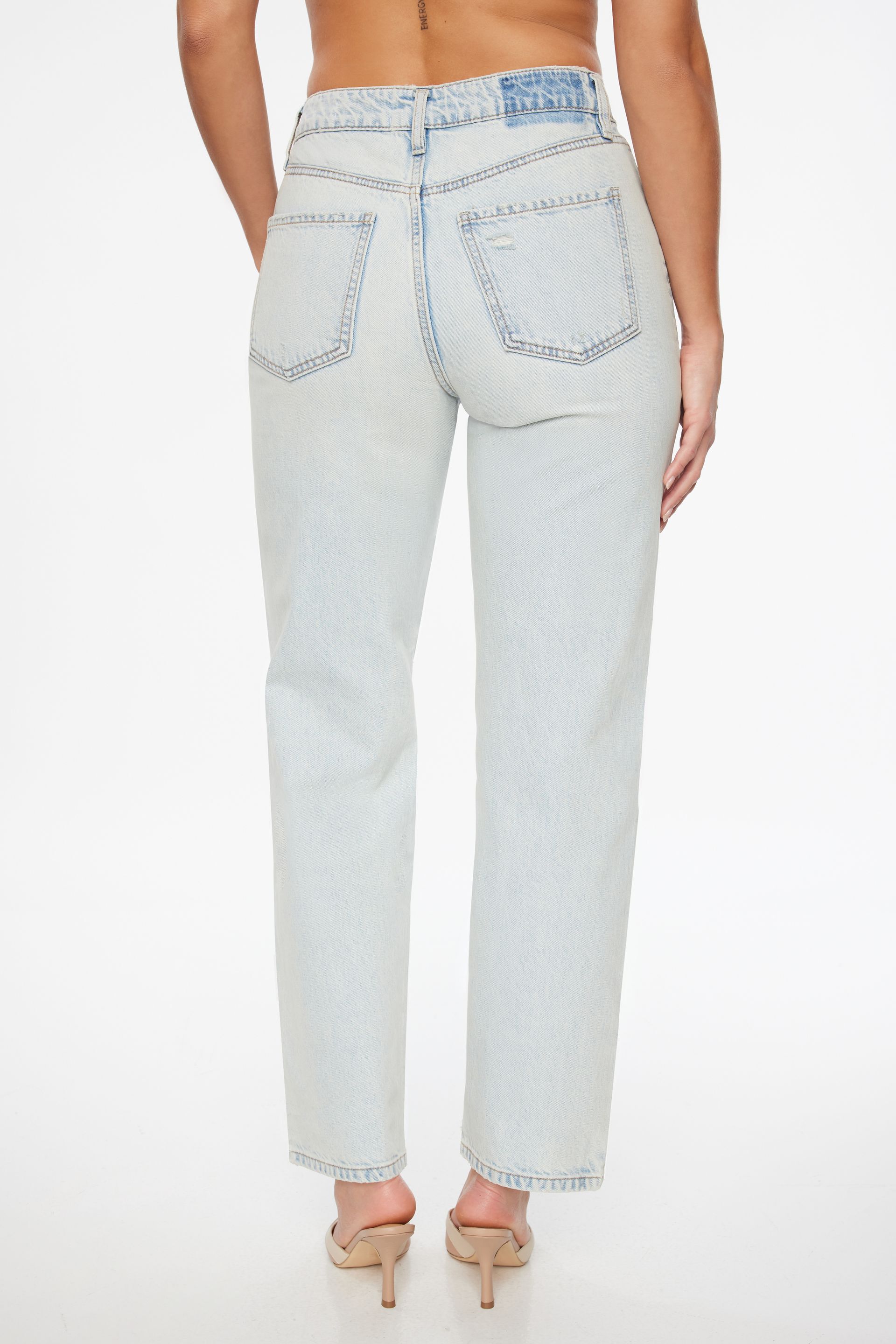 Mika Pearl Relaxed Straight Jeans