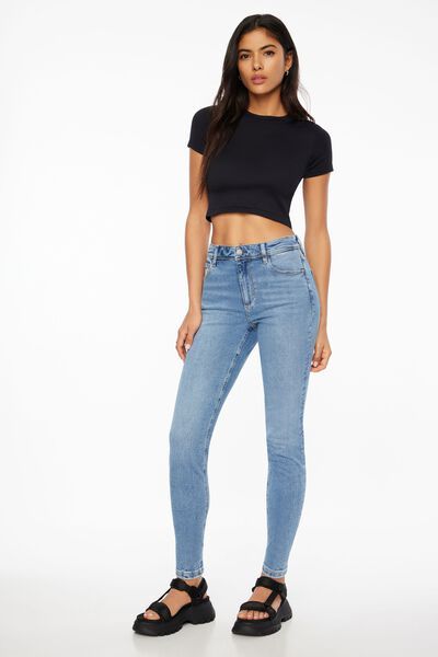 Extreme Cut Out High Waist Mom Jeans