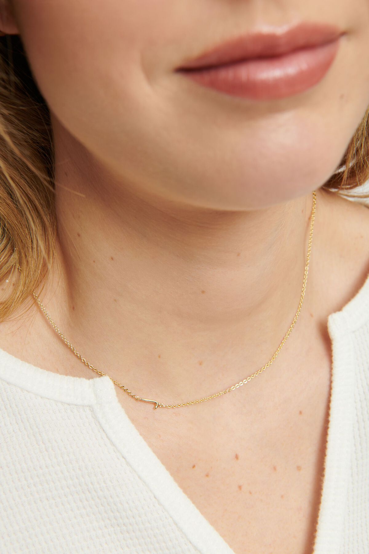 Dynamite 14K Gold Plated Initial Necklace. 1