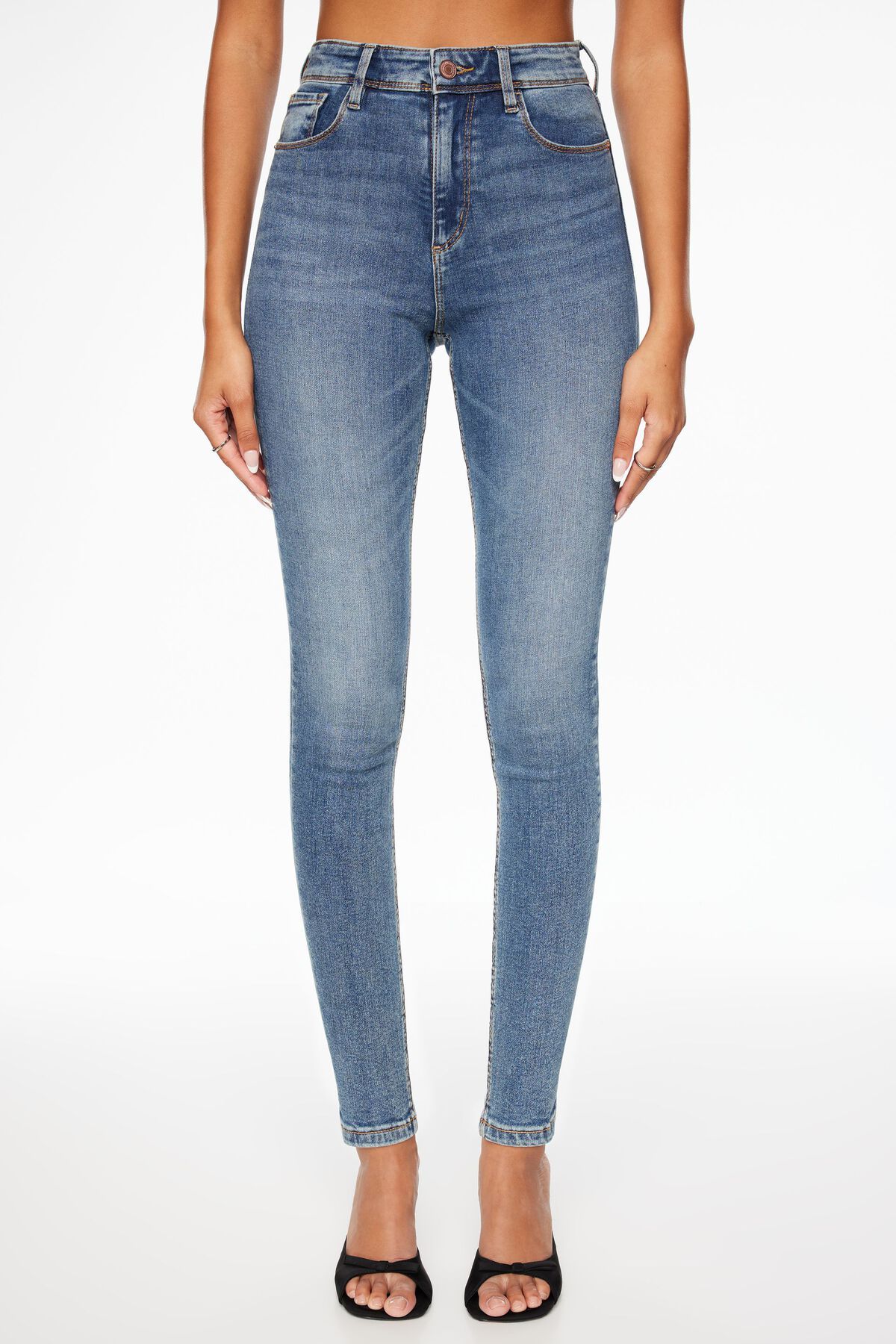 Kate Coated Skinny Jeans