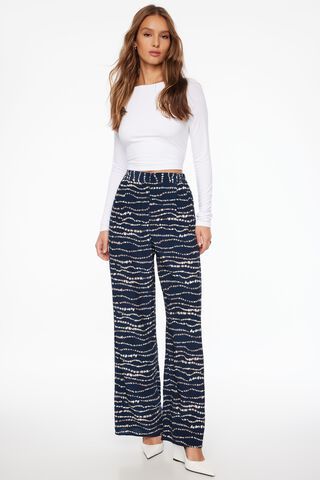 Flared Striped Pants for Women for sale