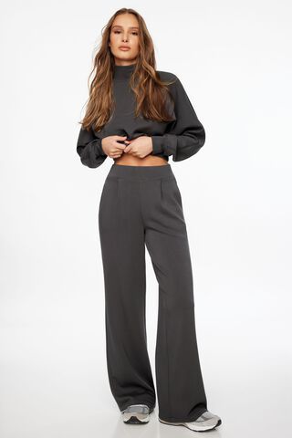 Studio, Pants & Jumpsuits, New Studio Black Lightweight Waffle Knit Joggers  Plus Size 3x