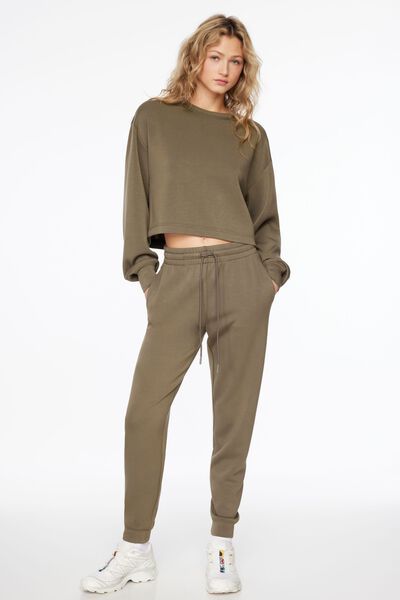 NWoT Mondetta Women's High-Rise Flare Pants Activewear Green Size S $60  9HL005
