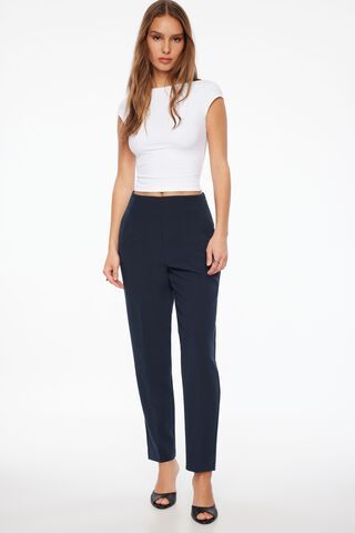 Women's Slim Leg Pants  Faux leather Slim Pants, Dress Pants