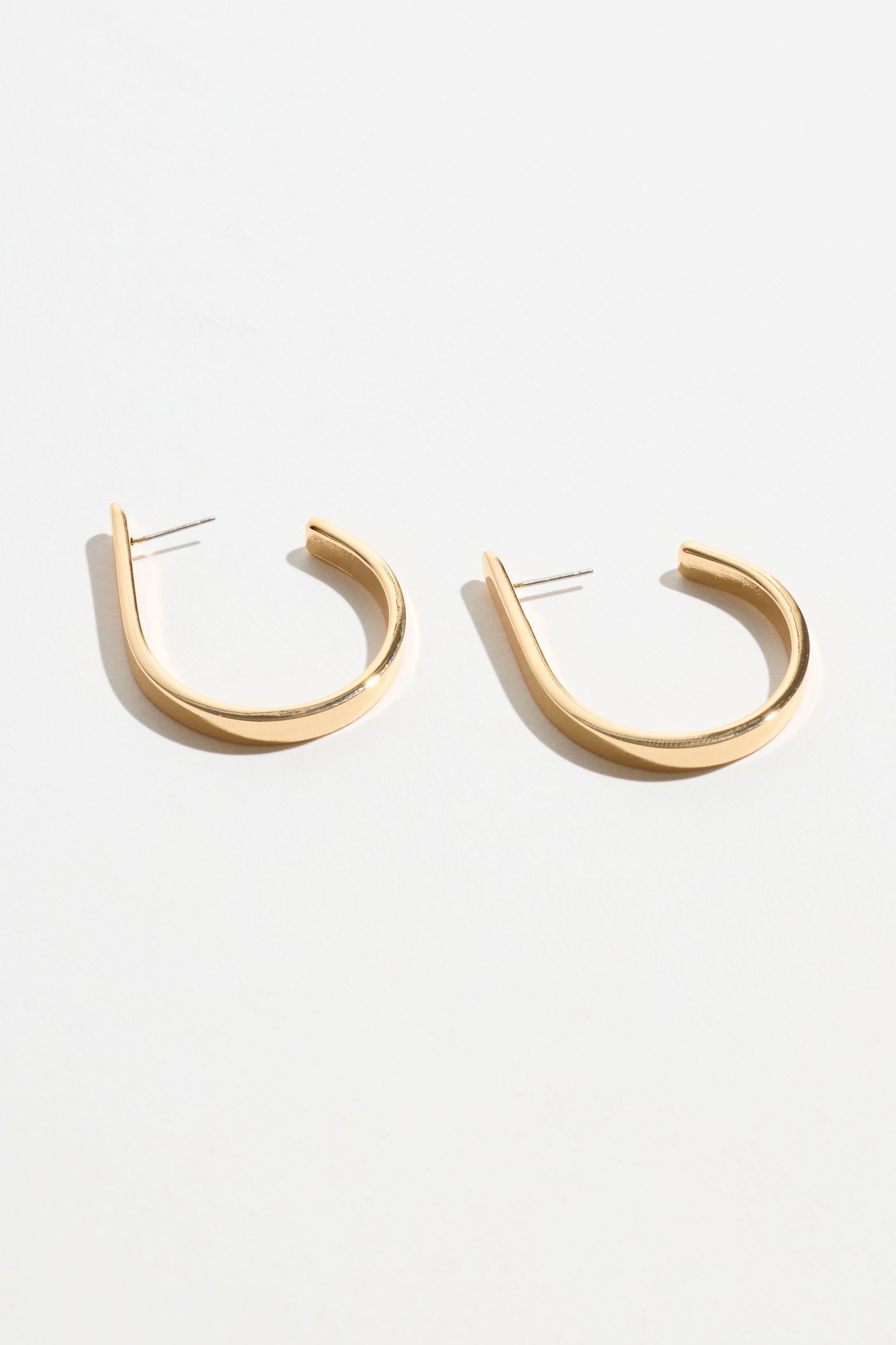 Open Loop Hoop Earrings