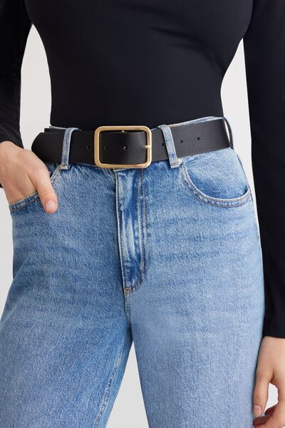 DOUBLE-BREASTED FASHION CHAIN BELT BY18023