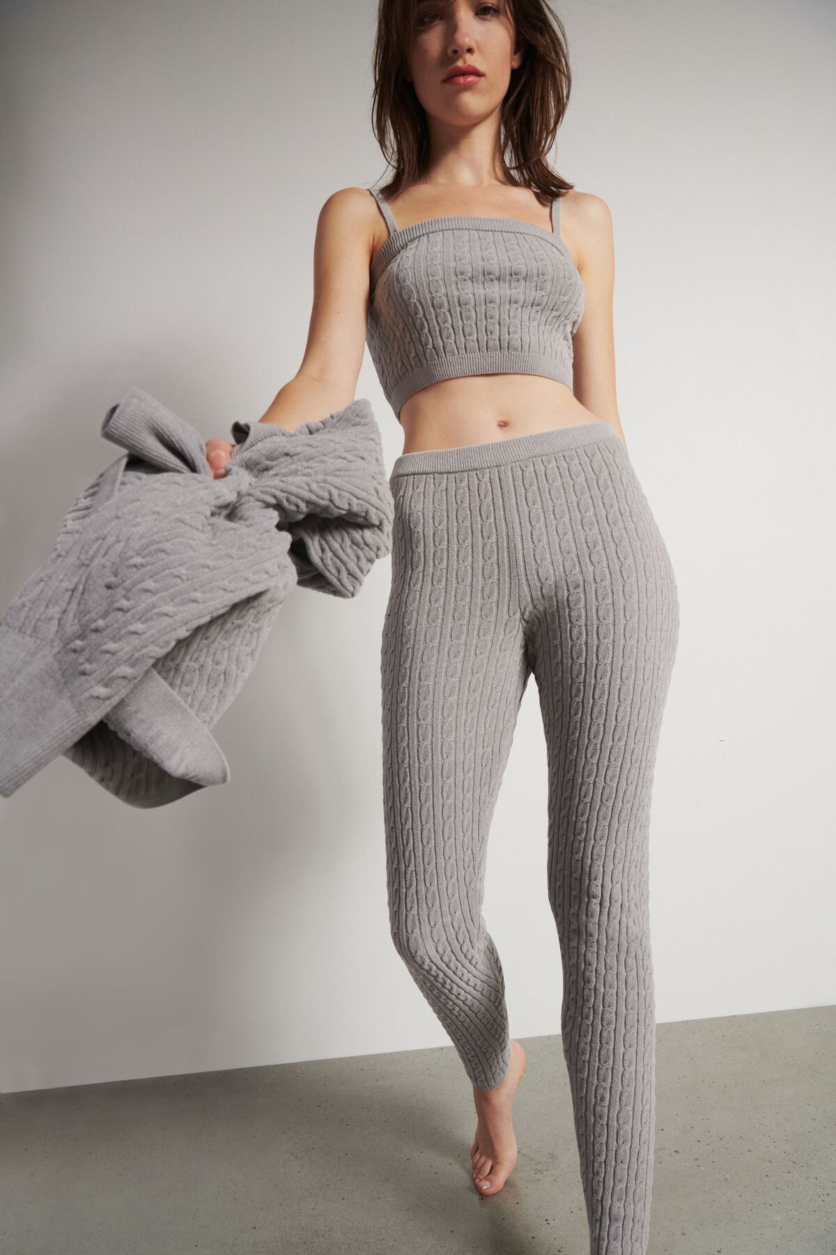 Cable Knit Legging Dynamite