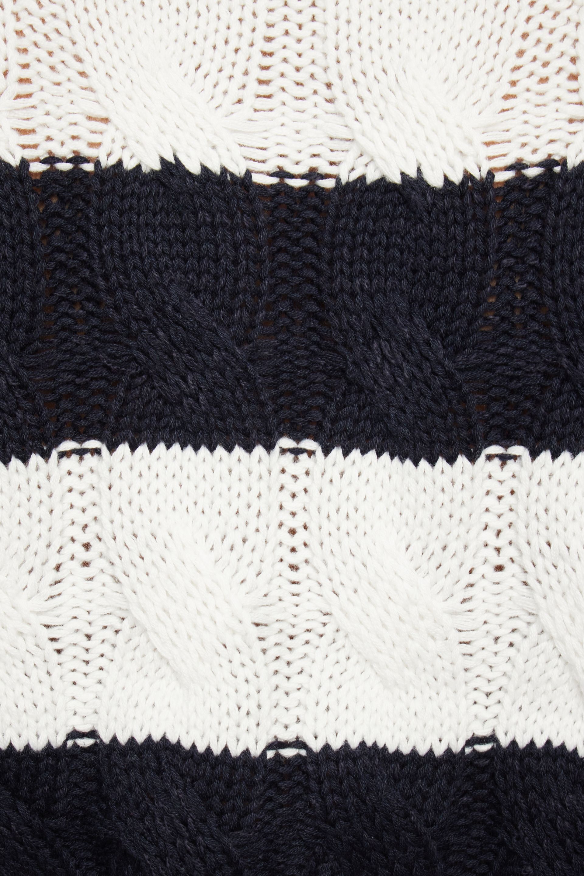 Cable Knit V-Neck Cardigan