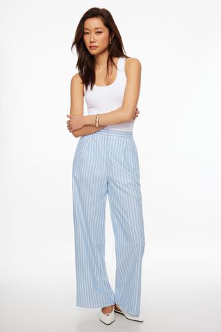 LONG/Narrow with POCKETS Women's Wide Band Pull-On Straight Leg Pant W –  The Total Look
