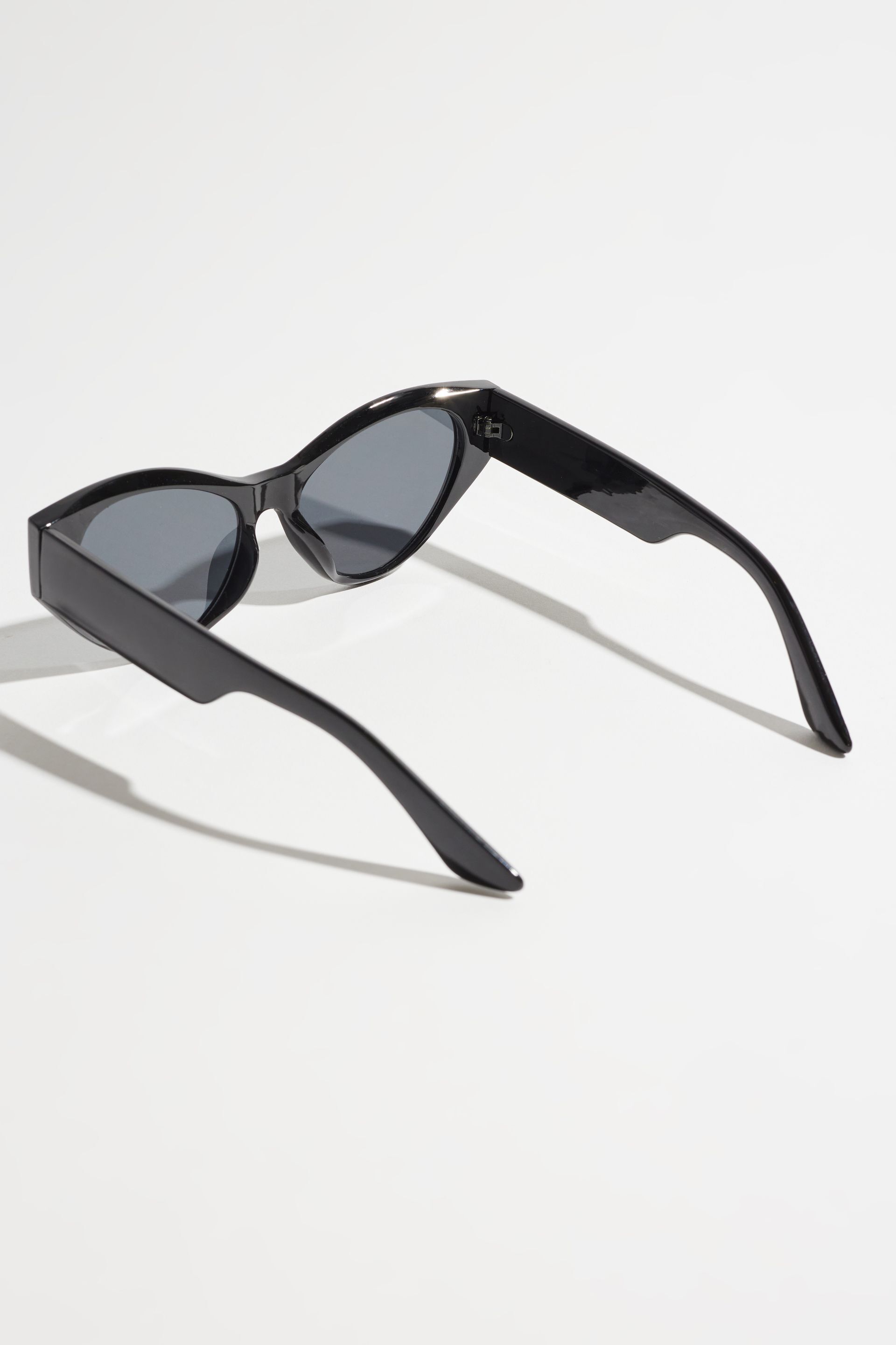 Classic Wide Arm Cat-Eye Sunglasses