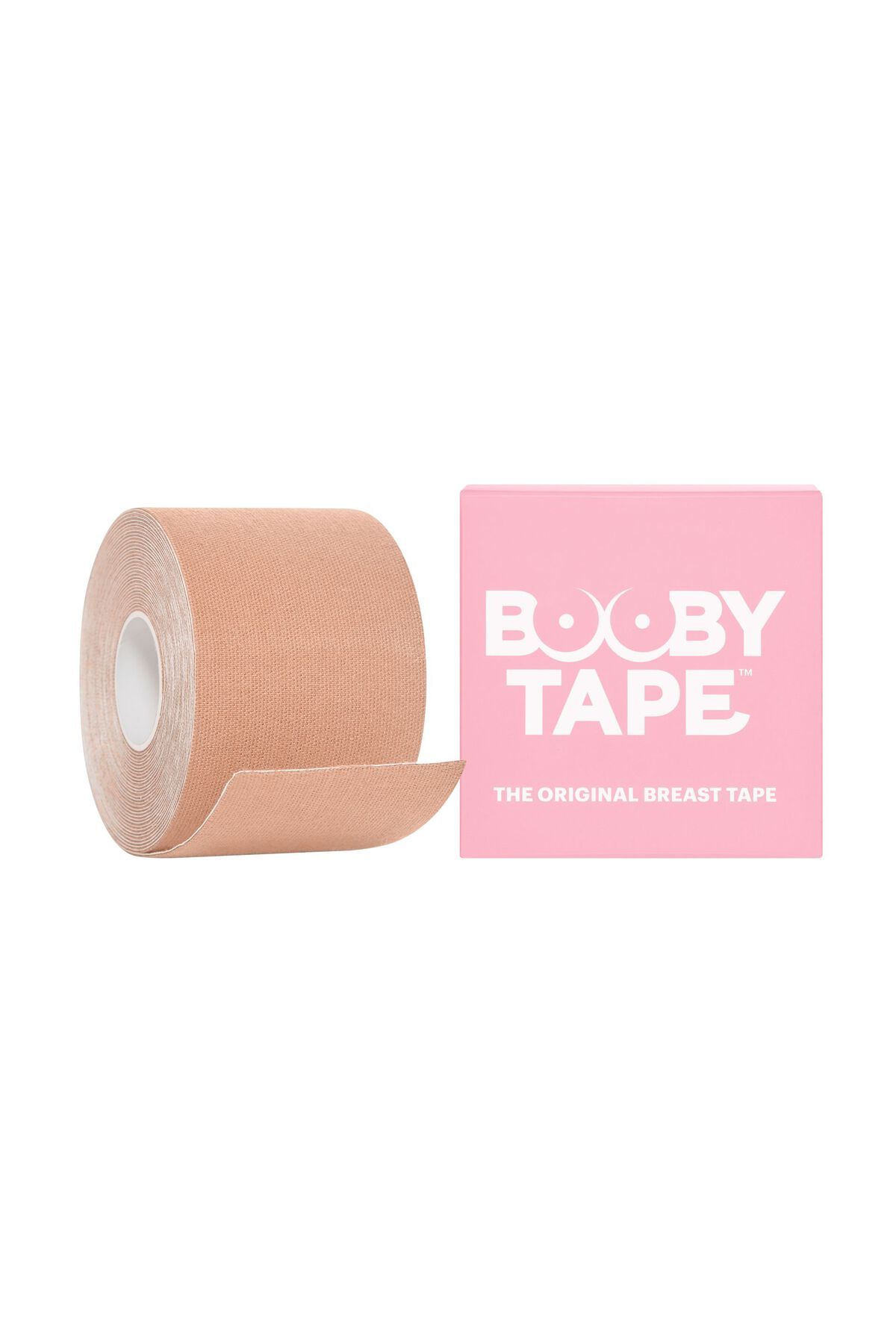 Booby Tape - The Original Breast Tape for Women, Latex-Free and Waterproof  Body Tape for Breast, Painless and Reliable Bra Tape for All Bust Sizes,  White, 5-Meter Roll : : Clothing, Shoes