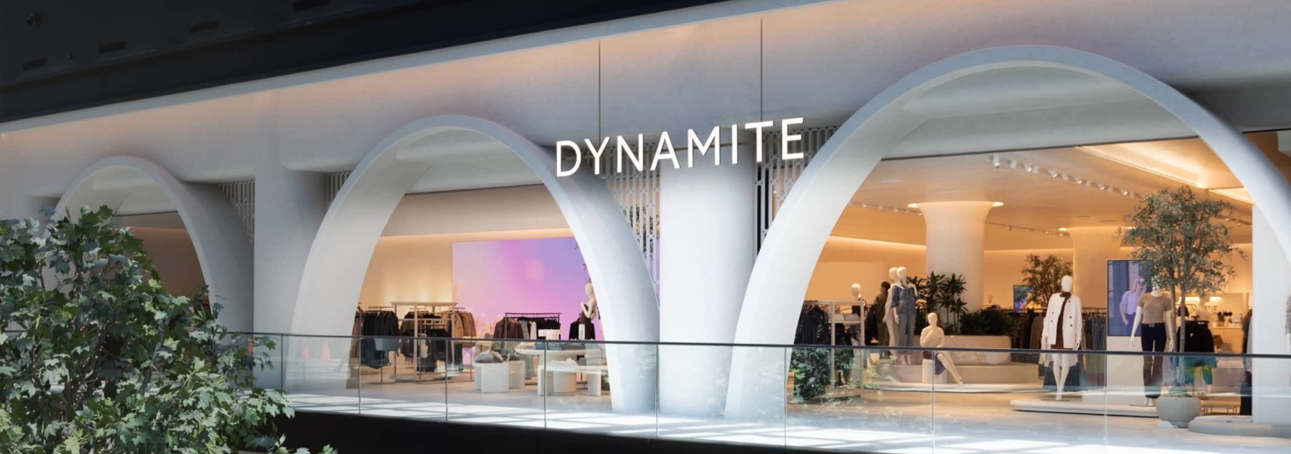 Dynamite storefront at Royalmount.