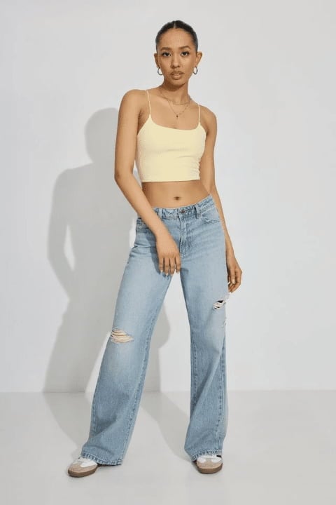 Shop new jeans from the vintage-inspired mom jeans to our bestselling wide leg jean.