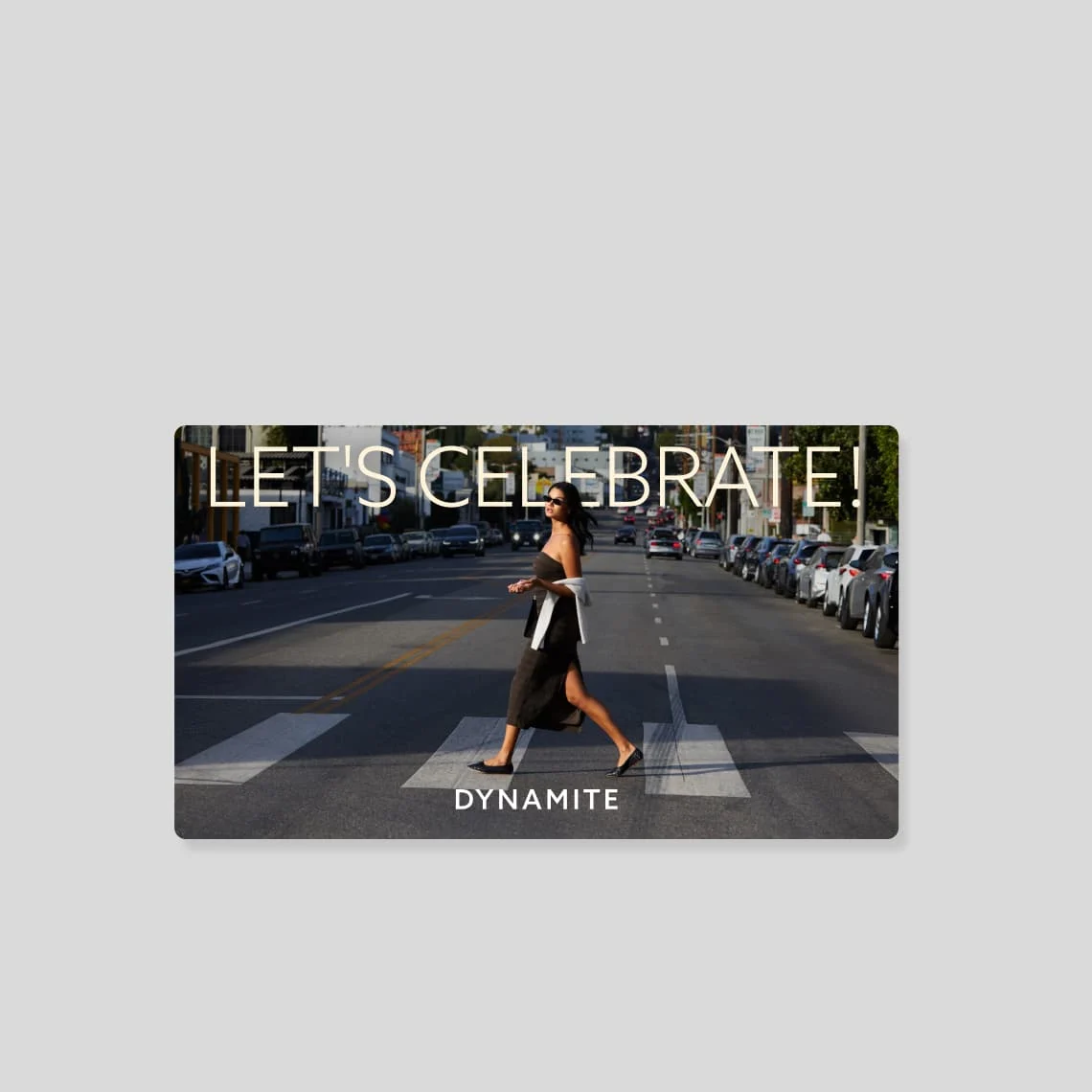 Dynamite e-gift card.