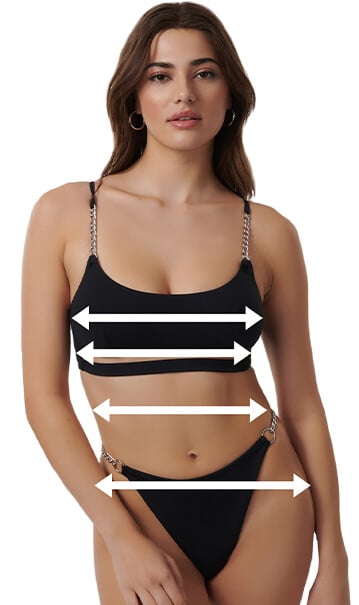 Swimwear Measuring Guide