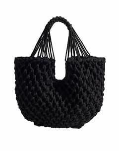 Oversized Knotted Day Bag